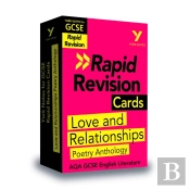 York Notes Rapid Aqa Gcse (Revision Cards) Love And Relationships Poetry Anthology - For 2026, 2027 Exams