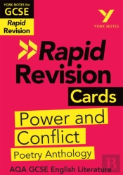 York Notes Rapid Aqa Gcse (Revision Cards) Power And Conflict Poetry Anthology - For 2026, 2027 Exams