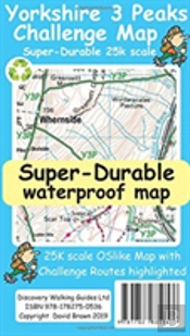 Yorkshire 3 Peaks Challenge Map