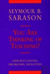 You Are Thinking Of Teaching?