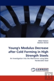 Young'S Modulus Decrease After Cold Forming In High Strength Steels