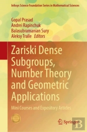 Zariski Dense Subgroups, Number Theory And Geometric Applications