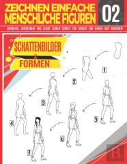 Zeichnen Einfache Menschliche Figuren 02 Schattenbilder & Formen