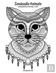 Zendoodle Animals Coloring Book For Grown-Ups 1, 2 & 3