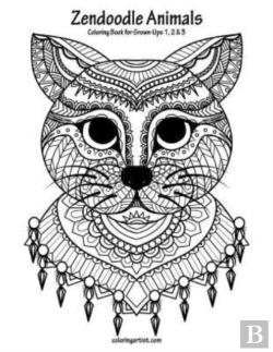 Bertrand.pt - Zendoodle Animals Coloring Book For Grown-Ups 1, 2 & 3