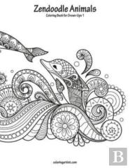Zendoodle Animals Coloring Book For Grown-Ups 1