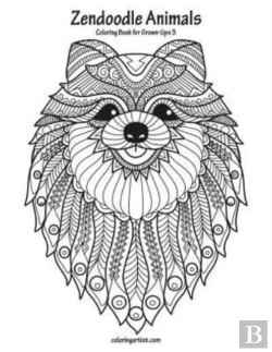 Bertrand.pt - Zendoodle Animals Coloring Book For Grown-Ups 3