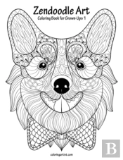 Zendoodle Art Coloring Book For Grown-Up