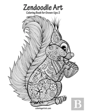 Zendoodle Art Coloring Book For Grown-Up