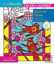Zendoodle Color-By-Number: Stained Glass
