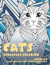 Zendoodle Coloring Baby Animals And Other Creatures - Animals - Cats