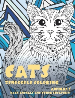 Bertrand.pt - Zendoodle Coloring Baby Animals And Other Creatures - Animals - Cats