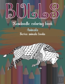 Bertrand.pt - Zendoodle Coloring Book Series Animals Books - Animals - Bulls