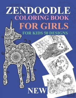 Bertrand.pt - Zendoodle Coloring Books For Kids 50 Designs- New