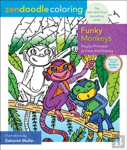 Bertrand.pt - Zendoodle Coloring: Funky Monkeys