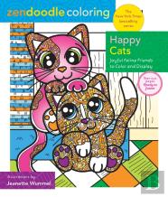Zendoodle Coloring: Happy Cats