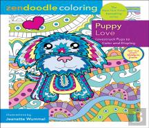 Zendoodle Coloring: Puppy Love