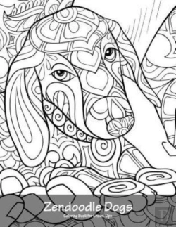 Bertrand.pt - Zendoodle Dogs Coloring Book For Grown-Ups 1