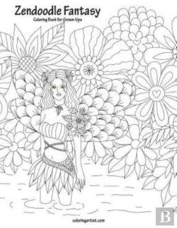 Bertrand.pt - Zendoodle Fantasy Coloring Book For Grown-Ups 1