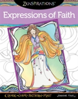 Bertrand.pt - Zenspirations Coloring Book Expressions Of Faith