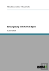 Zensurgebung Im Schulfach Sport
