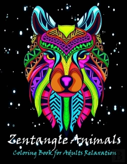 Bertrand.pt - Zentangle Animals Coloring Book For Adults Relaxation