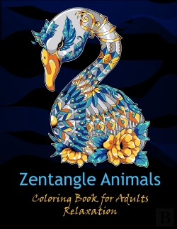 Bertrand.pt - Zentangle Animals Coloring Book For Adults Relaxation