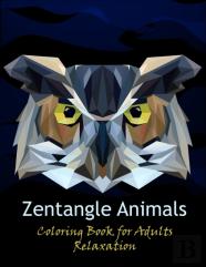 Zentangle Animals Coloring Book For Adults Relaxation