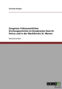 Bertrand.pt - Zeugnisse Fruhneuzeitlicher Kirchengeschichte Im Osnabrucker Dom St. Petrus Und In Der Marktkirche St. Marien