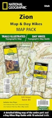 Zion Map & Day Hikes Map Pack