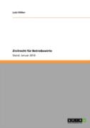 Zivilrecht Fur Betriebswirte