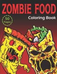 Zombie Food Coloring Book