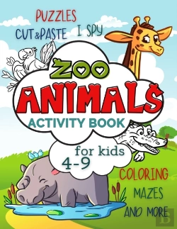 Bertrand.pt - Zoo Animals Activity Book For Kids 4-9