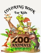 Zoo Animals Coloring Book For Kids