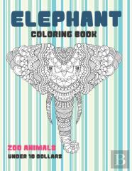 Zoo Animals Coloring Book - Under 10 Dollars - Elephant