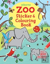 Zoo Sticker And Colouring Book
