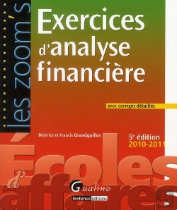 Bertrand.pt - Zoom'S Exercices D'Analyse Financiere Av