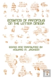 Zosimos Of Panopolis On The Letter Of Omega