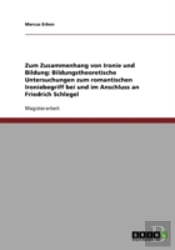 Zum Zusammenhang Von Ironie Und Bildung