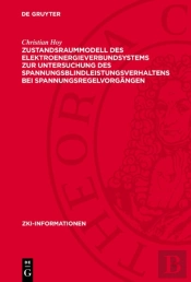 Zustandsraummodell Des Elektroenergieverbundsystems Zur Untersuchung Des Spannungsblindleistungsverhaltens Bei Spannungsregelvorgangen