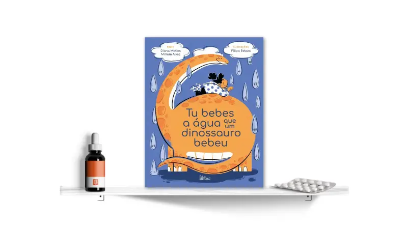 Tu Bebes a Água que um Dinossauro Bebeu, de Diana Matias e Miriam Alves | Bula Literária