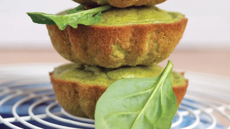Muffins de Espinafres - Pitada do Pai