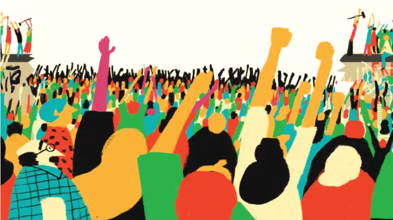 'O Poder do Povo - Protestos que mudaram o mundo', ilustração de Ximo Abadía